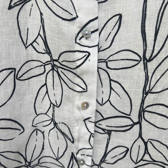 Cynthia Rowley 100% Linen Dress Size M - Picture 3 of 7